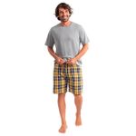 MT30147_Pijama-Corto-Melange-Diseño-Estampado-Algodon-