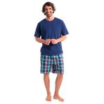 MT30148_Pijama-Corto-Diseño-Liso-Algodon-