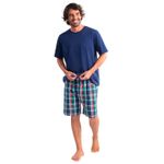 MT30148_Pijama-Corto-Diseño-Liso-Algodon-