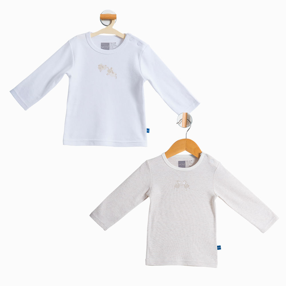 Camiseta Manga Larga Pack 2
