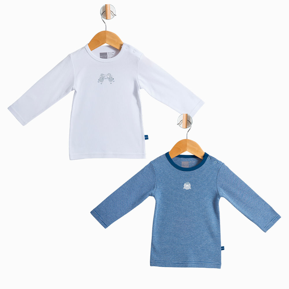 Camiseta Manga Larga Pack 2