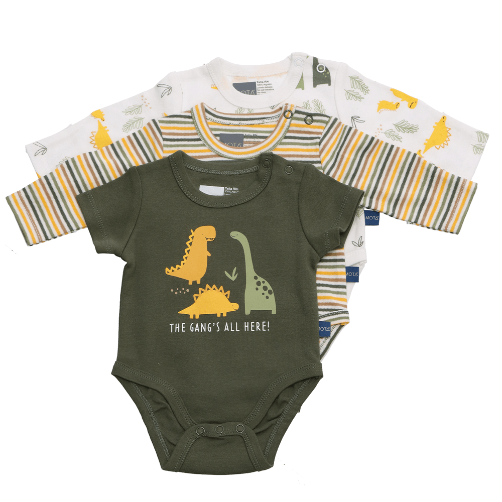 Body Algodón niño Pack 3