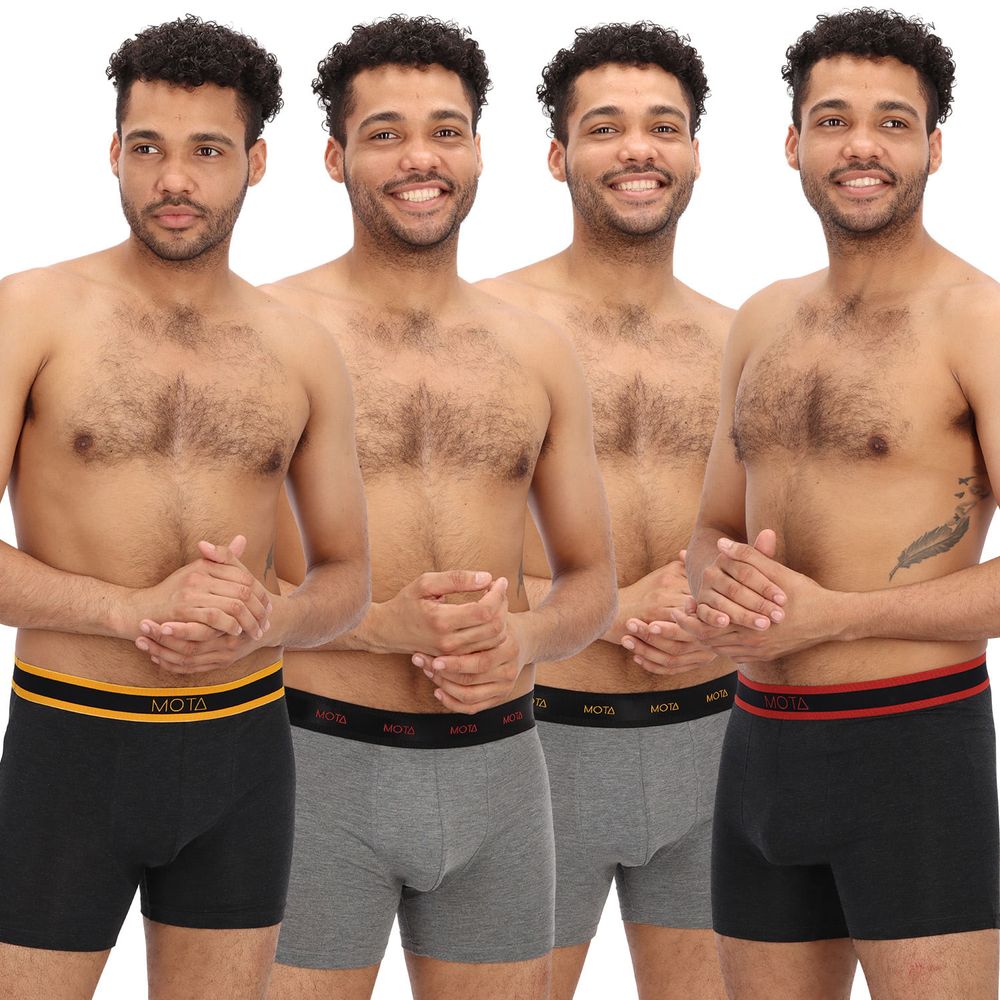 Bóxer Medio Modal Pack 4