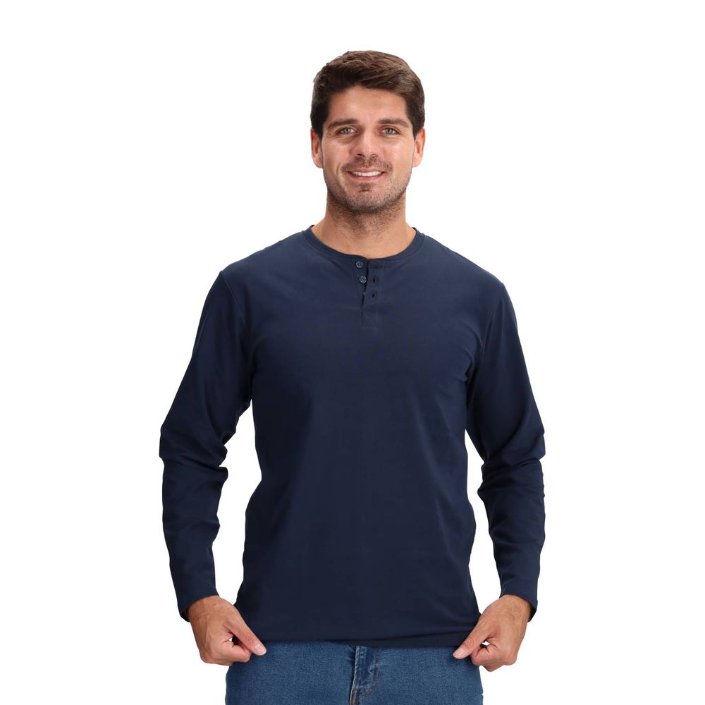 Polera Manga Larga Abotonada