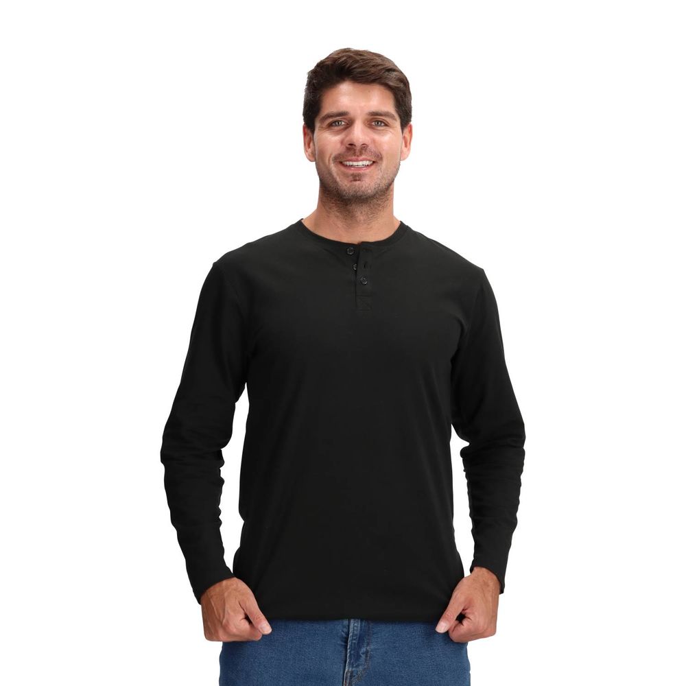 Polera Manga Larga Abotonada