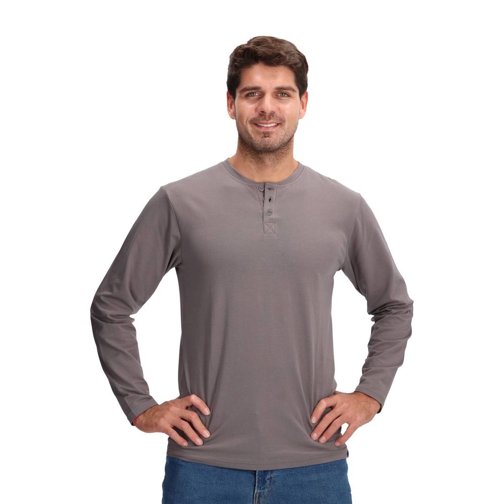 Polera Manga Larga Abotonada