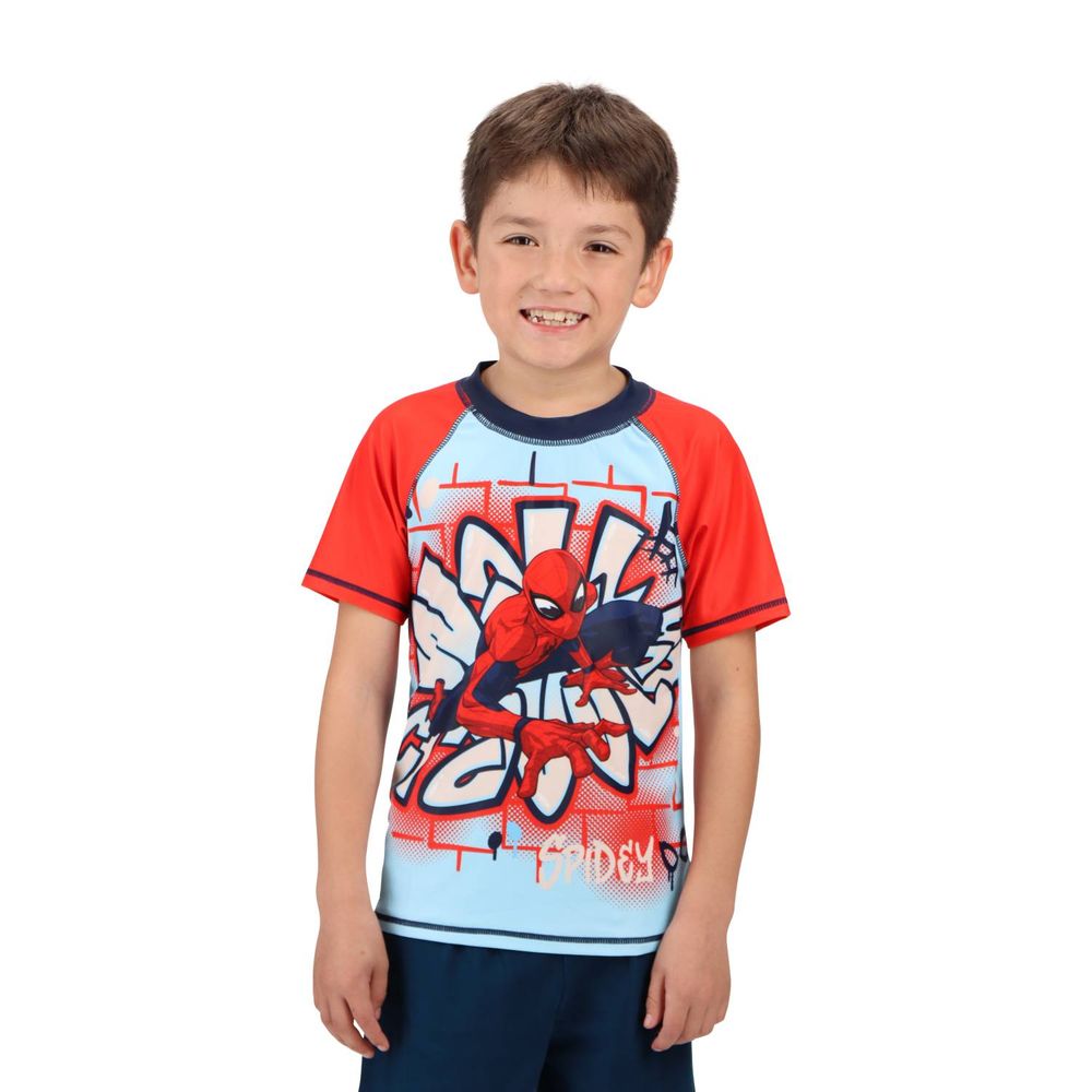 Polera De Baño Spiderman