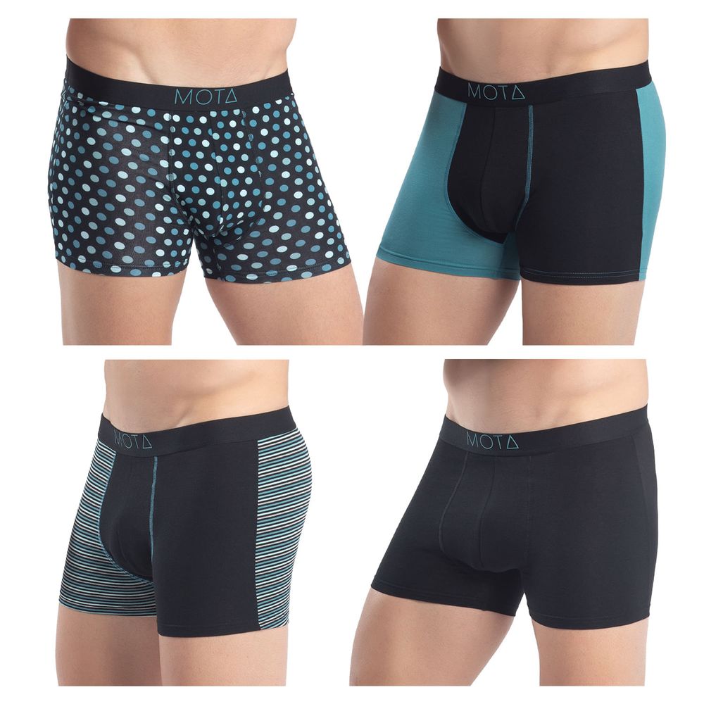 Bóxer Medio Algodón Pack 4